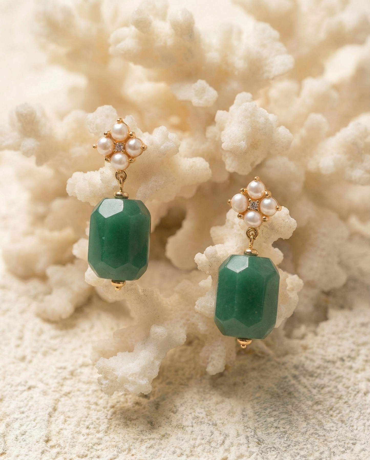Fancy Aventurine Earrings