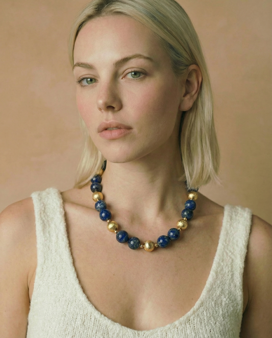 Bold Lapis Lazuli Jewelry Set