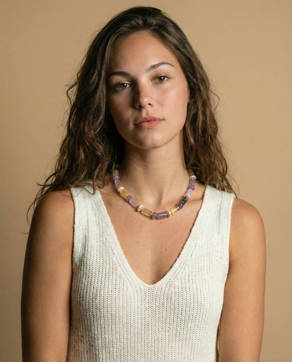 Autumn Mix Gemstone Necklace