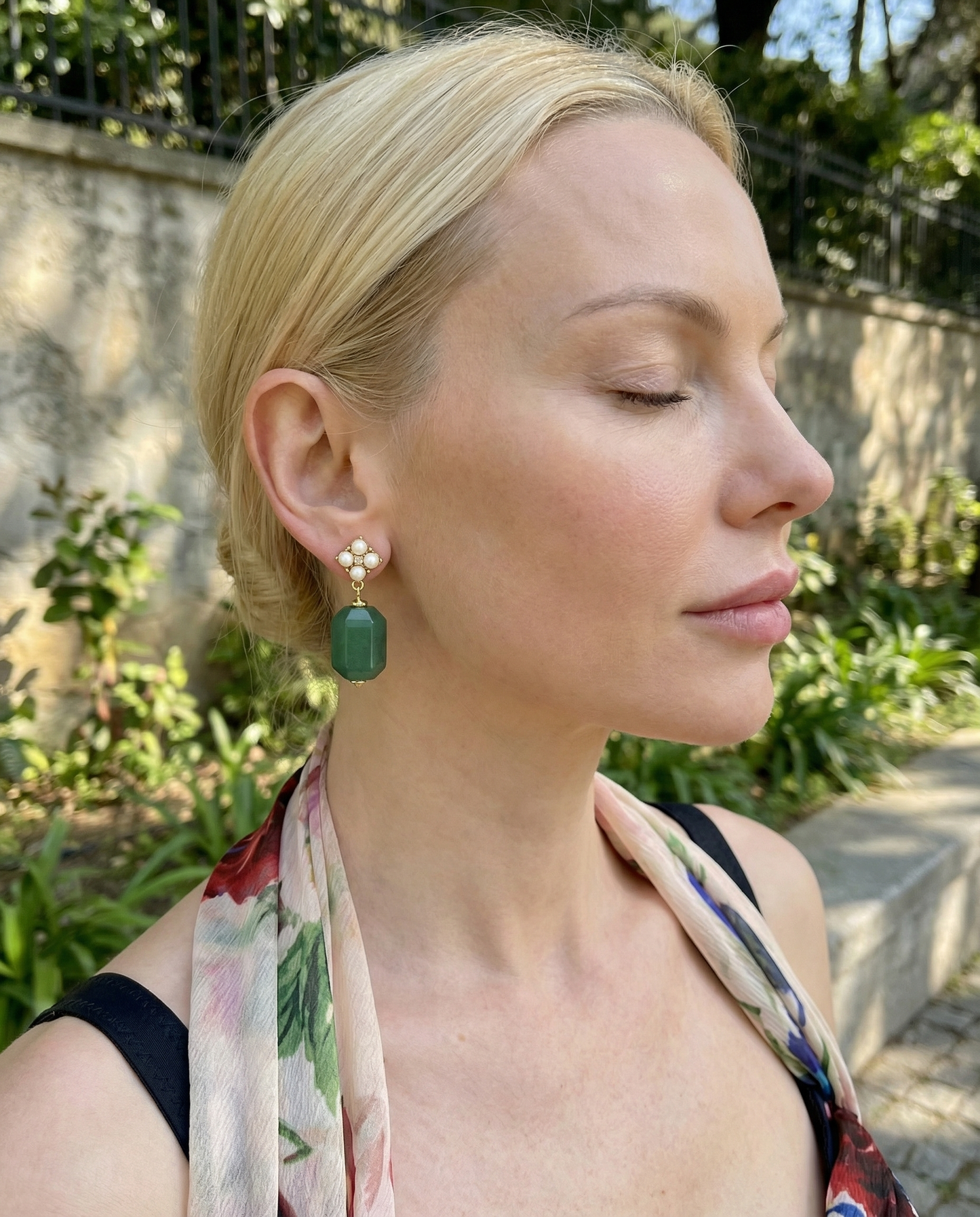 Fancy Aventurine Earrings