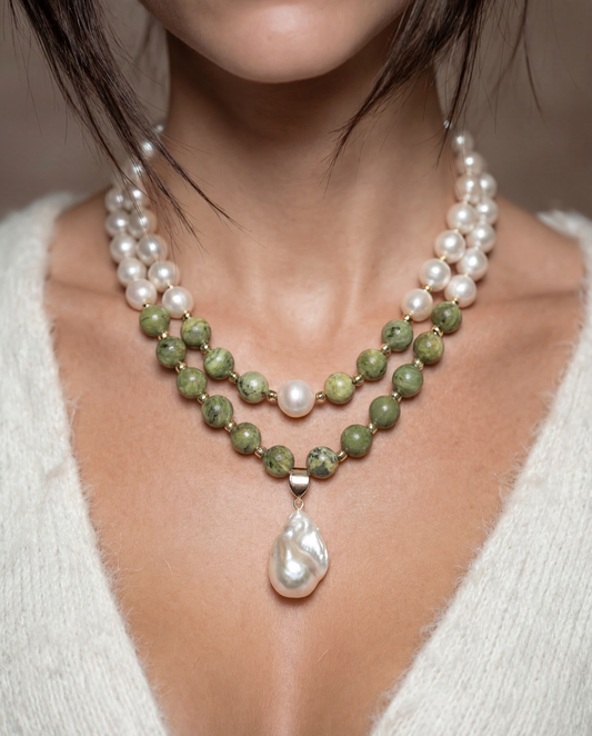 Best Seller Jade Pearl Necklace