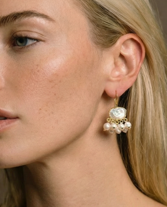 Beauty Pearl Drop Earrings