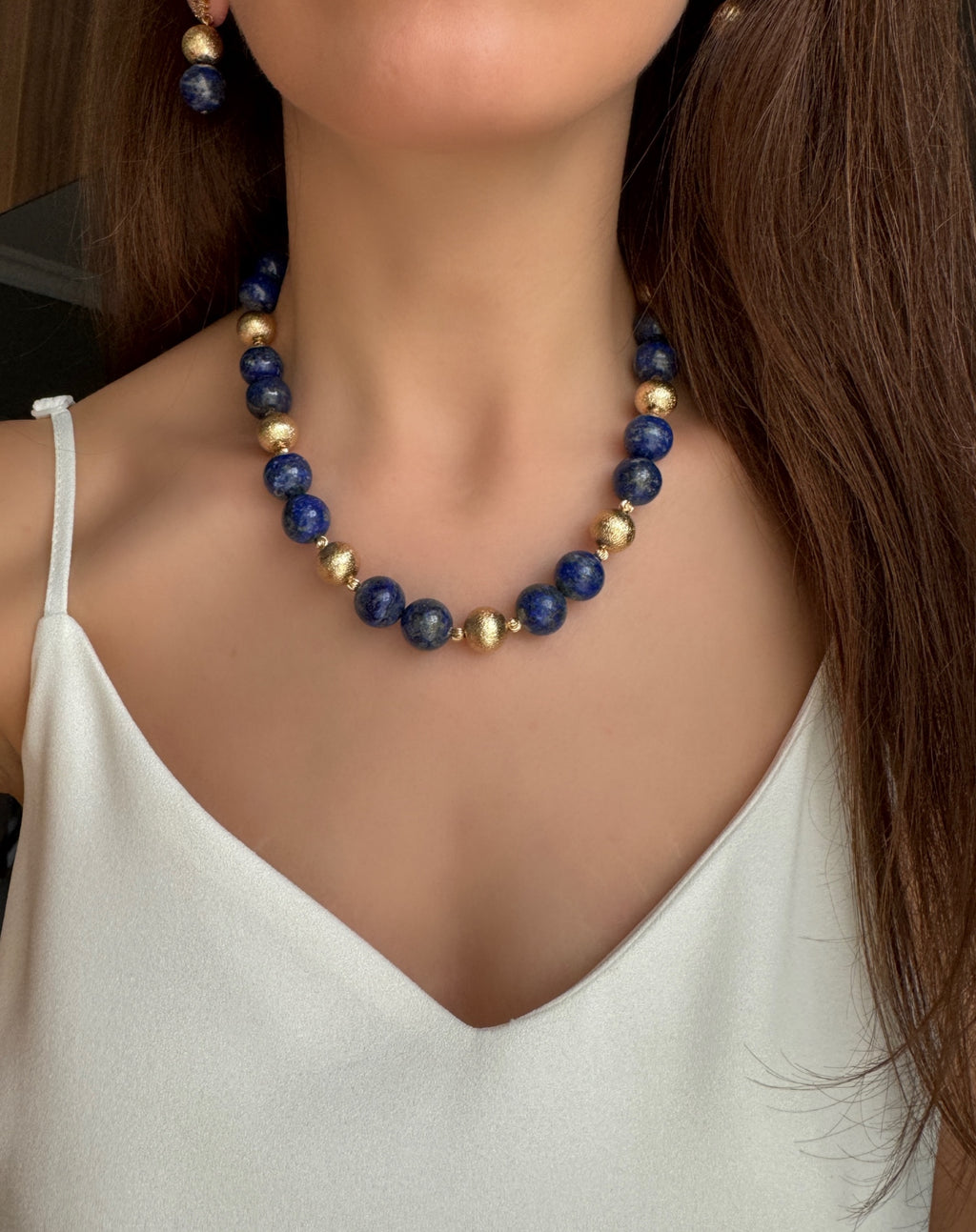 Bold Lapis Lazuli Jewelry Set