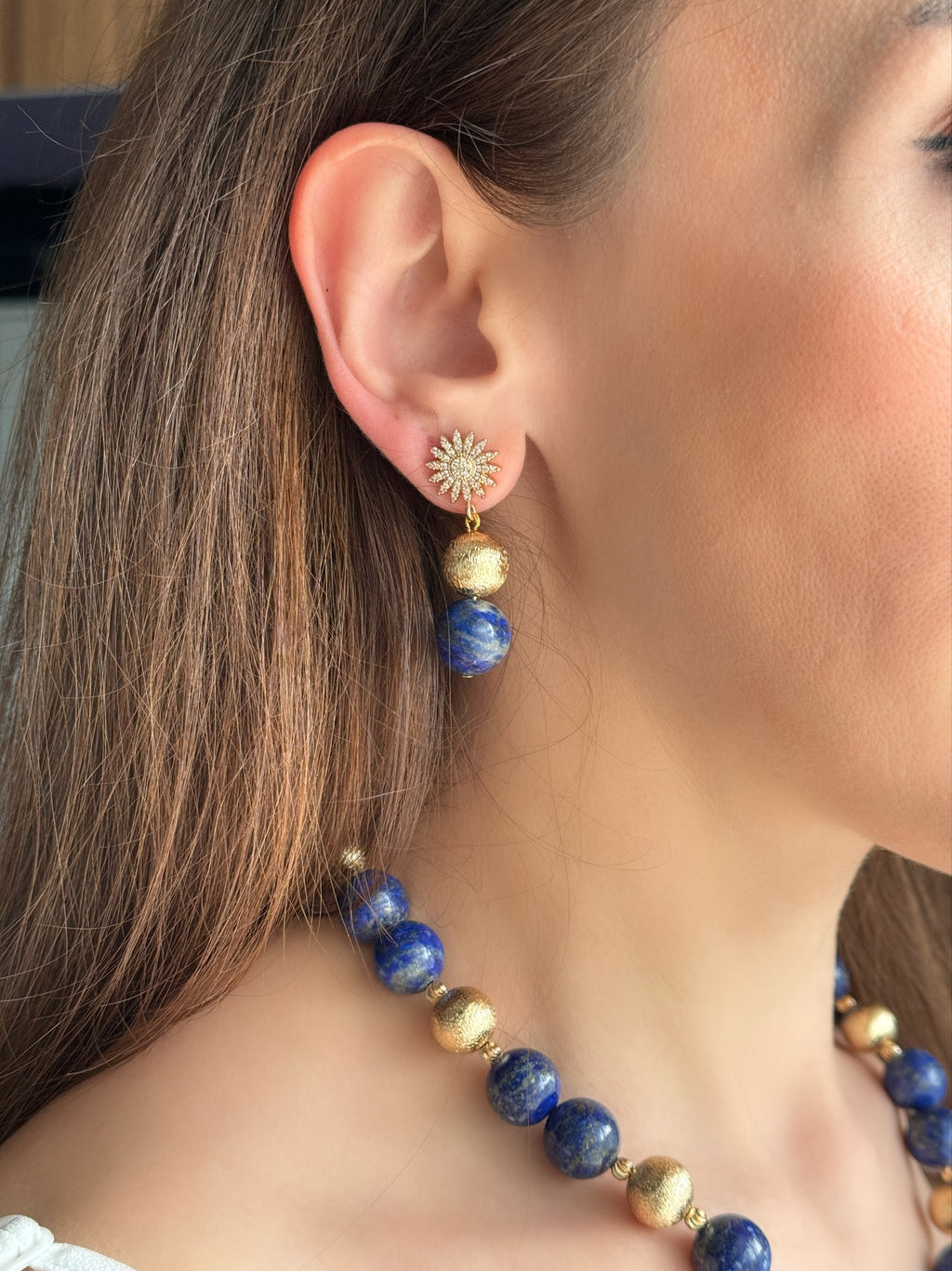 Bold Lapis Lazuli Jewelry Set