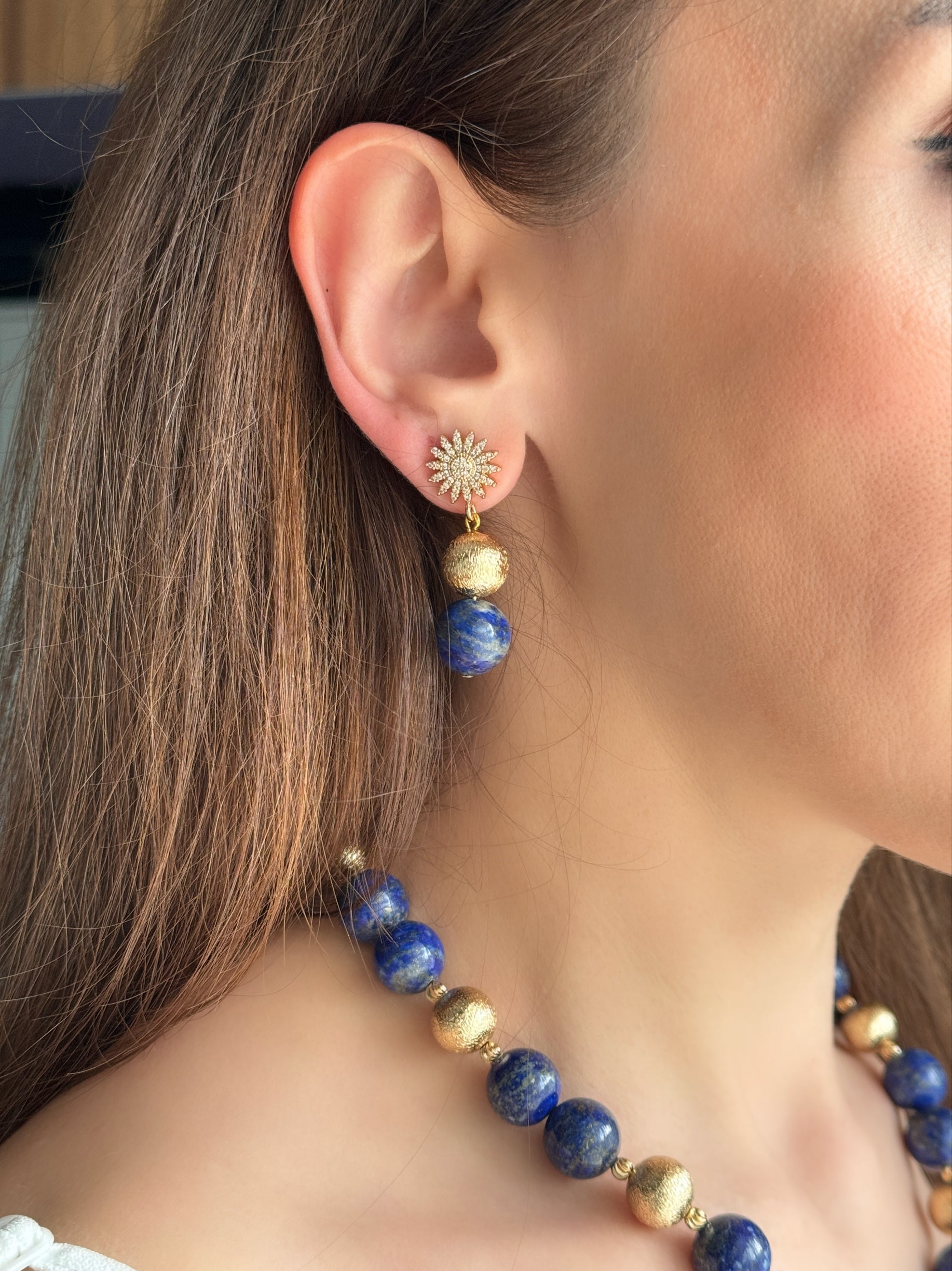 Bold Lapis Lazuli Jewelry Set