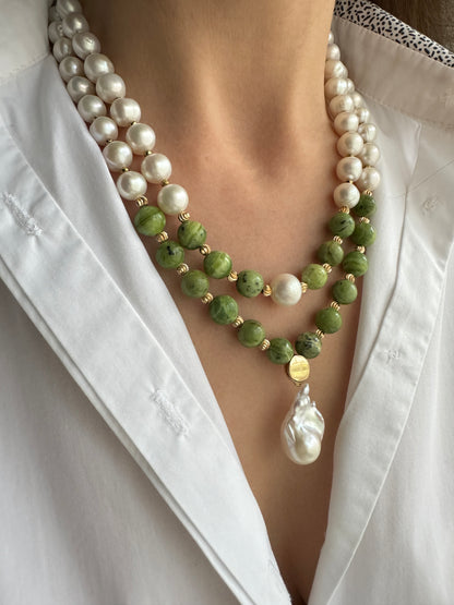 Best Seller Jade Pearl Necklace