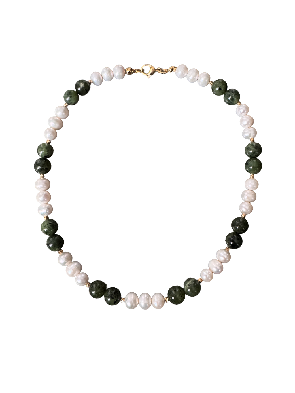 Beauty Jade Pearl Choker