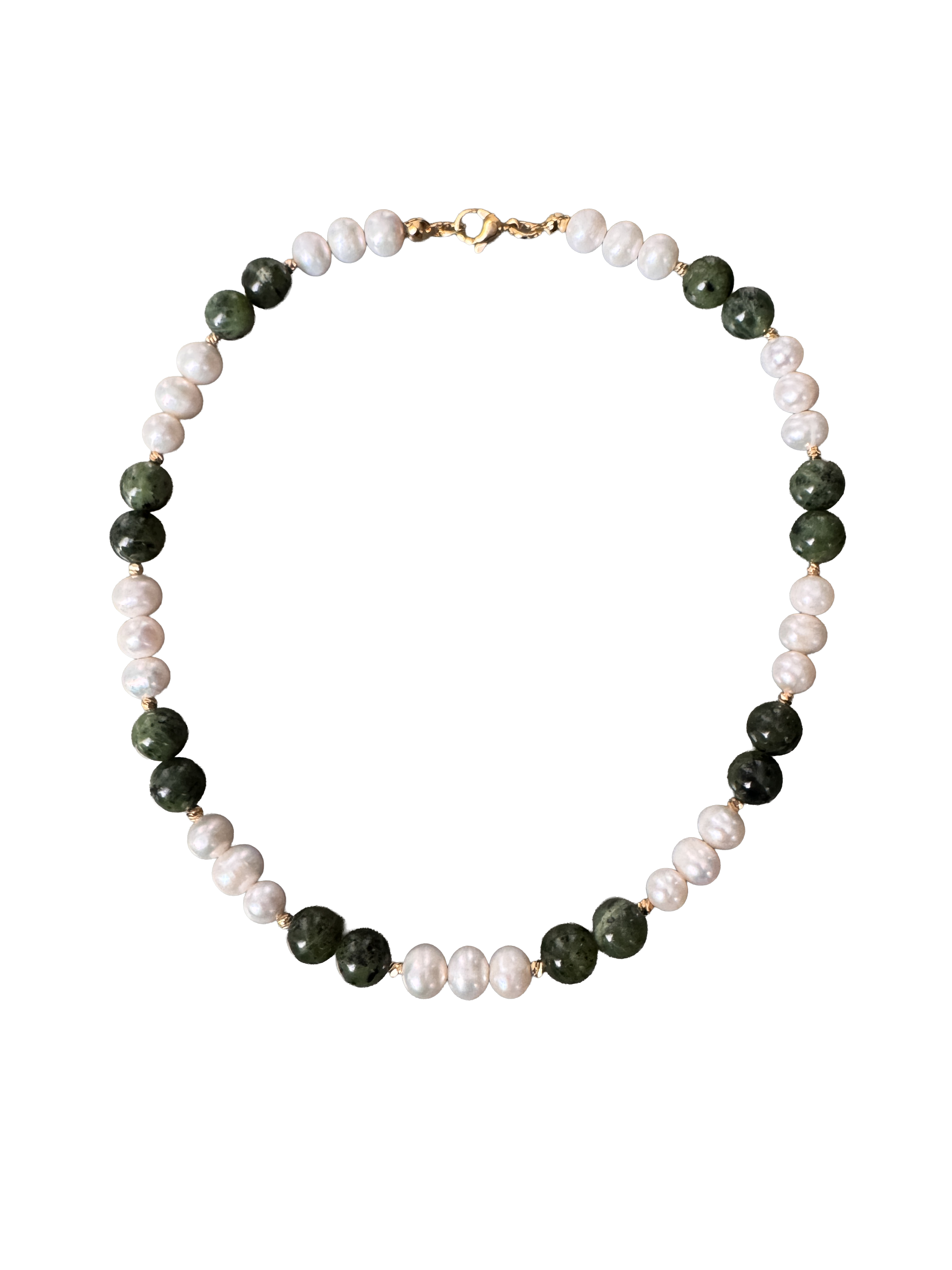 Beauty Jade Pearl Choker