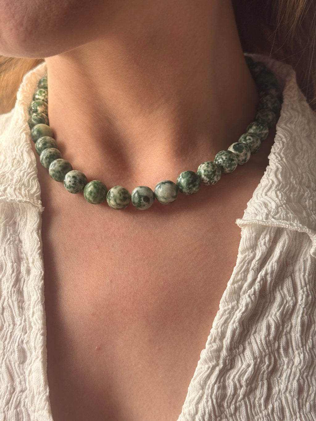 Dream Moss Agate Choker