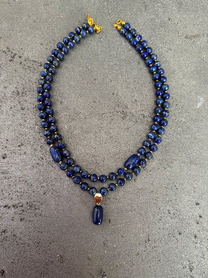 Deep Blue Lapis Lazuli Necklace