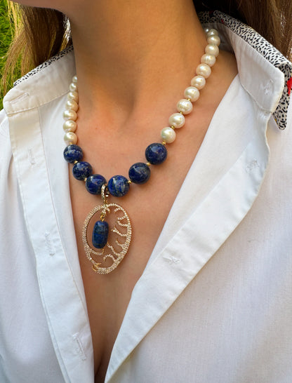 Royal Aegean Lapis Lazuli Necklace