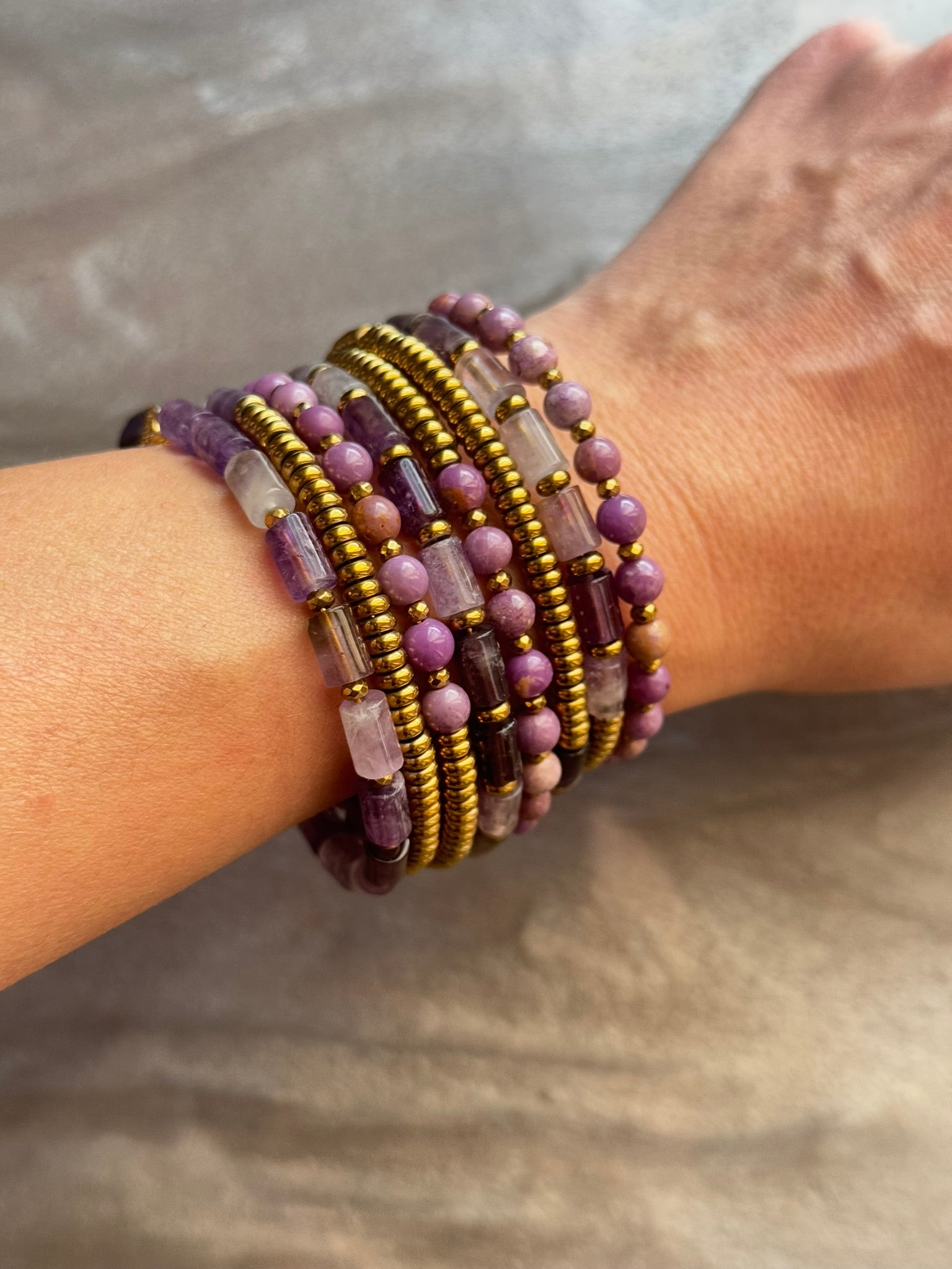 Chic Gemstone Wrap Bracelet