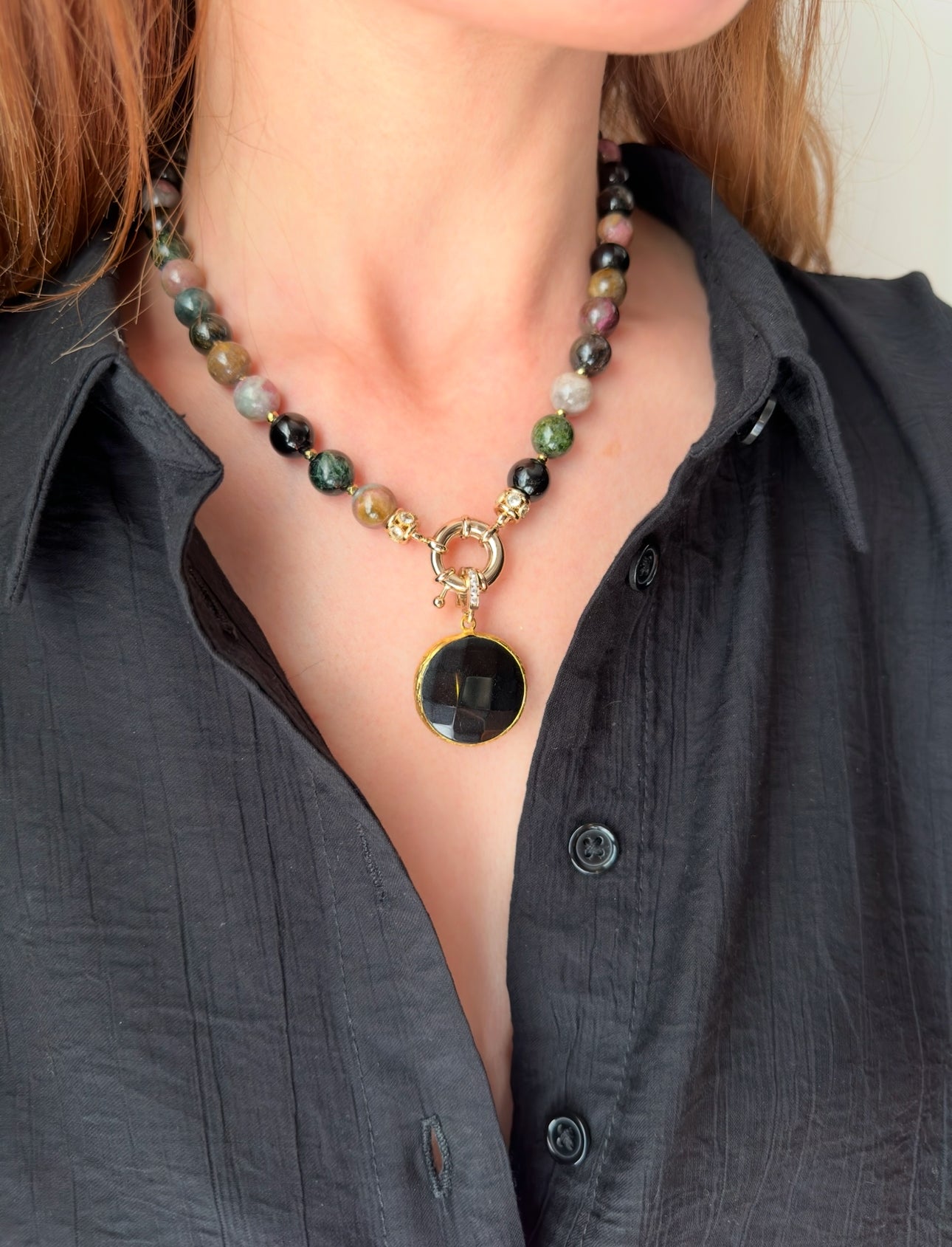 Midnight Tourmaline Necklace