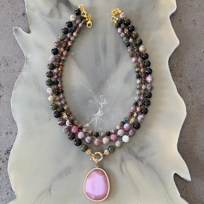 Multi Tourmaline Necklace