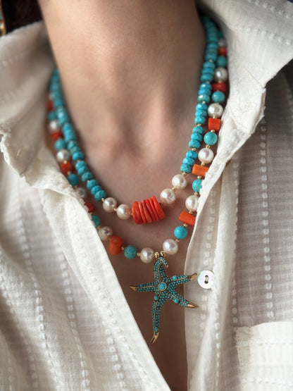 Starfish Jewelry Set