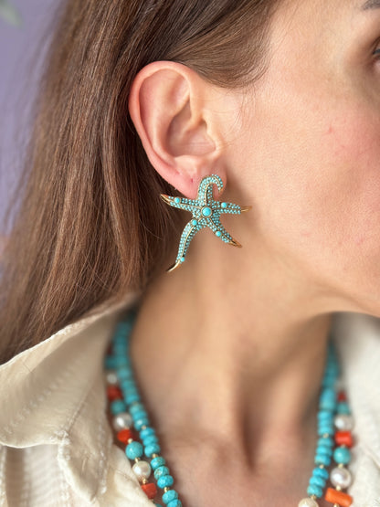 Starfish Jewelry Set