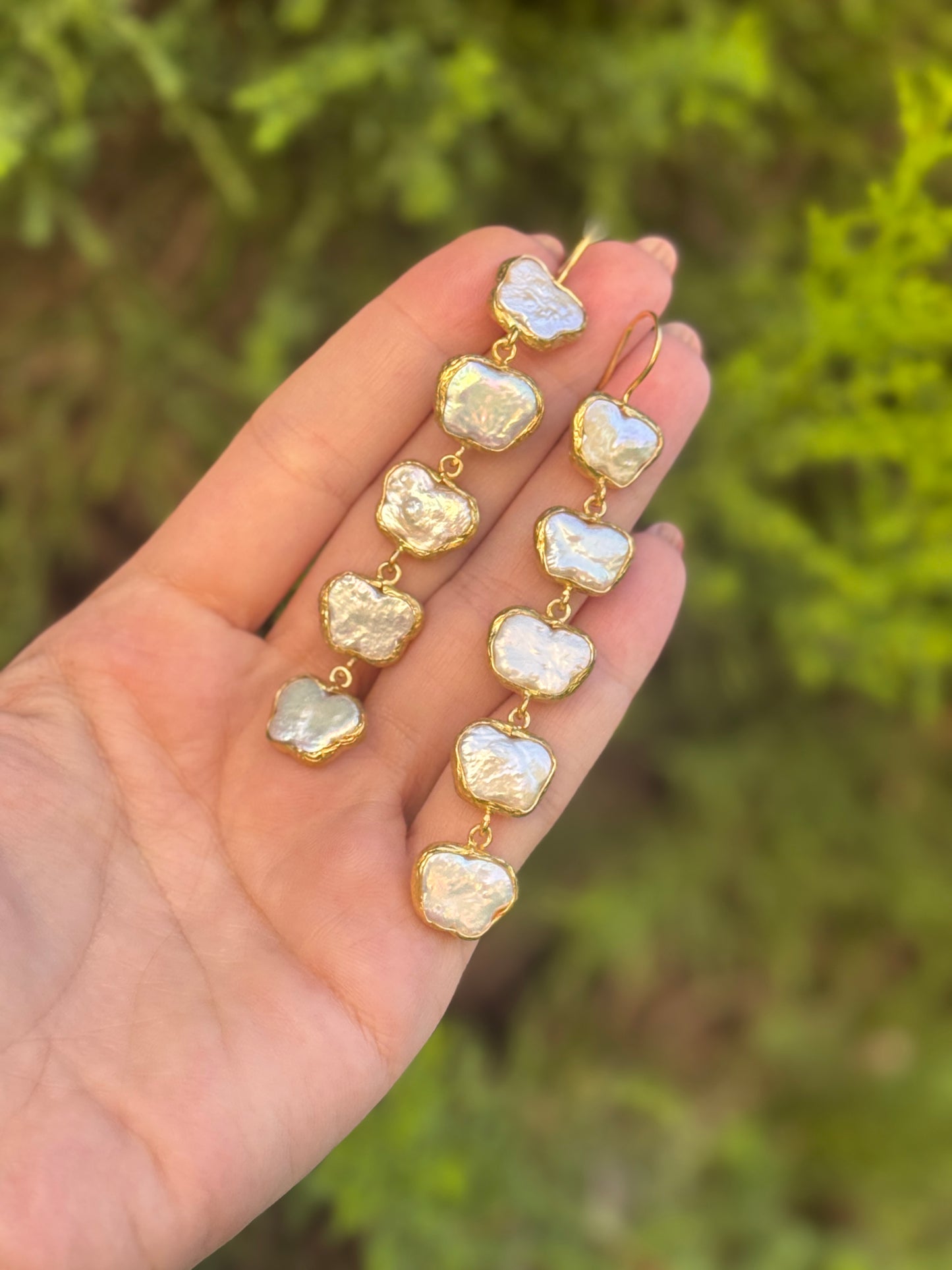 Butterfly Pearl Drop Earring