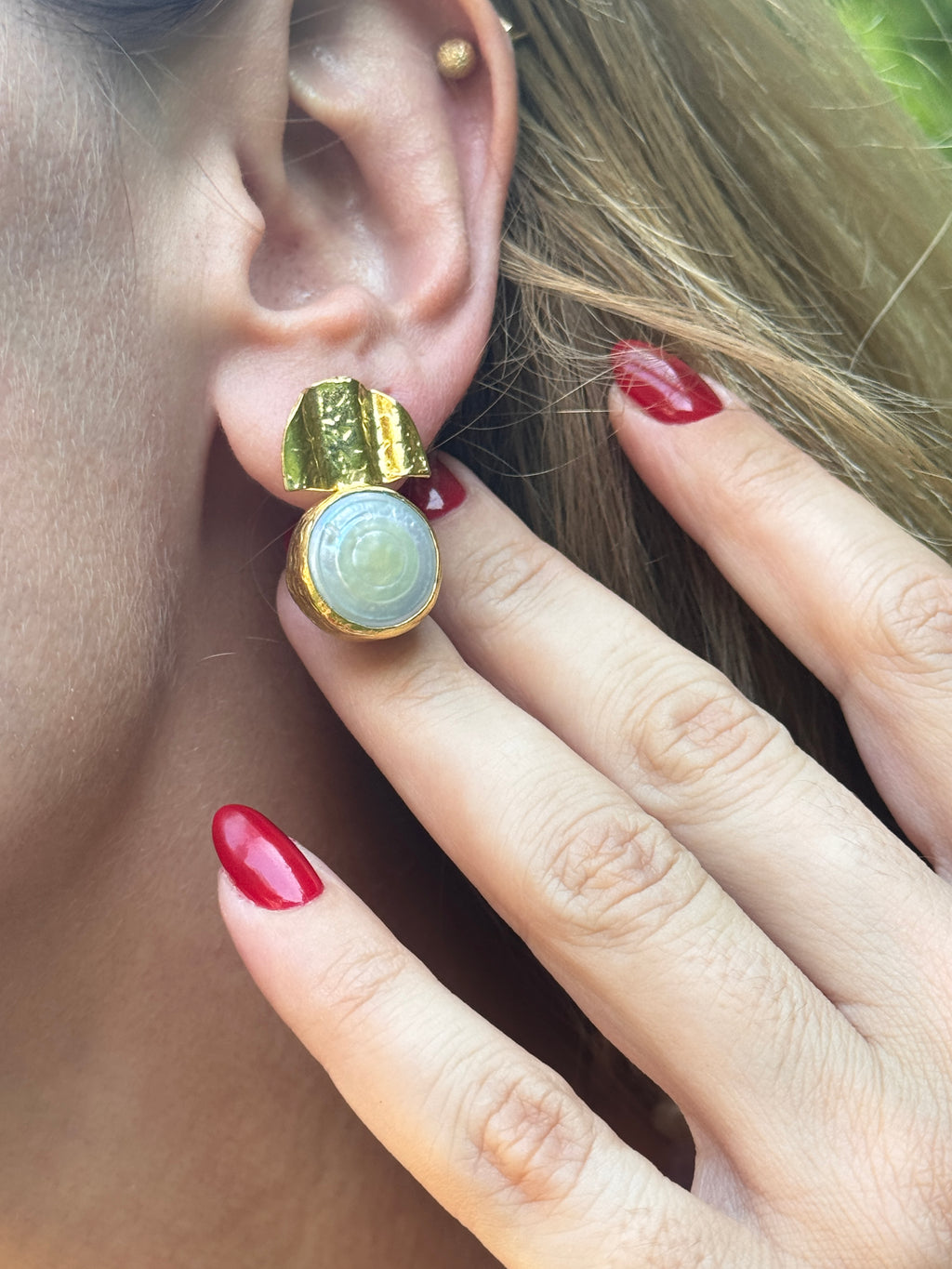 Halo Baroque Pearl Earrings