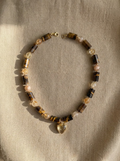 Golden Core Tiger's Eye Necklace