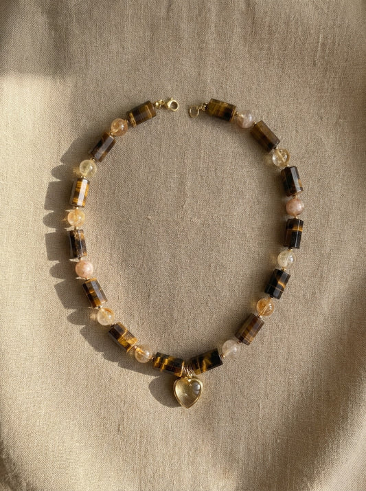 Golden Core Tiger's Eye Necklace
