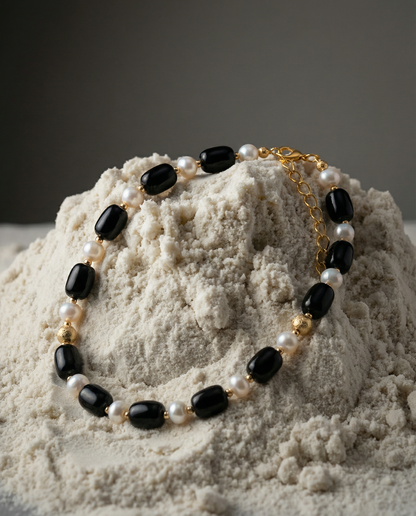 Noir Pearl Choker Necklace