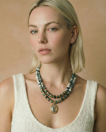 Moss Agate Necklace