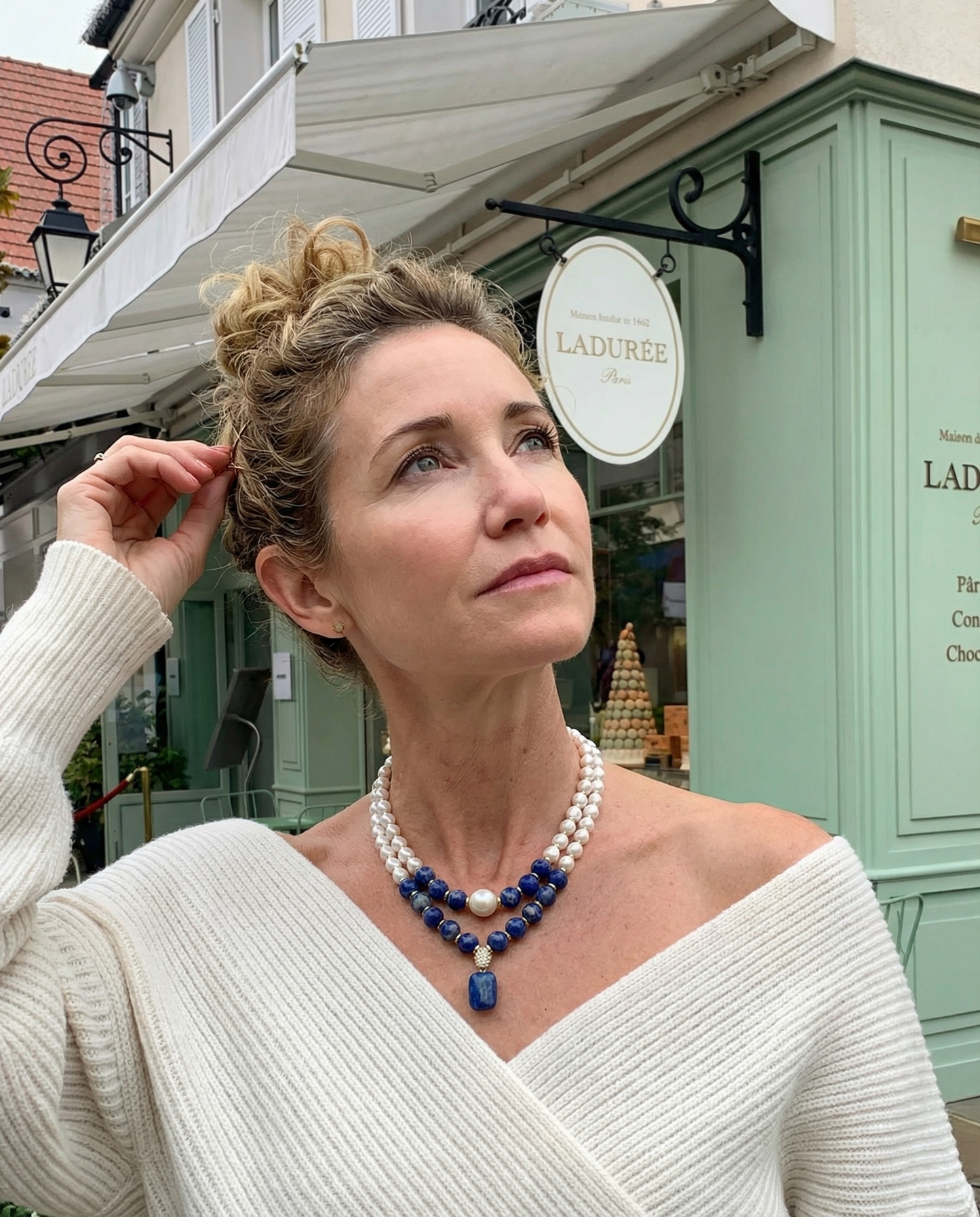 Best Seller Lapis Lazuli Pearl Necklace