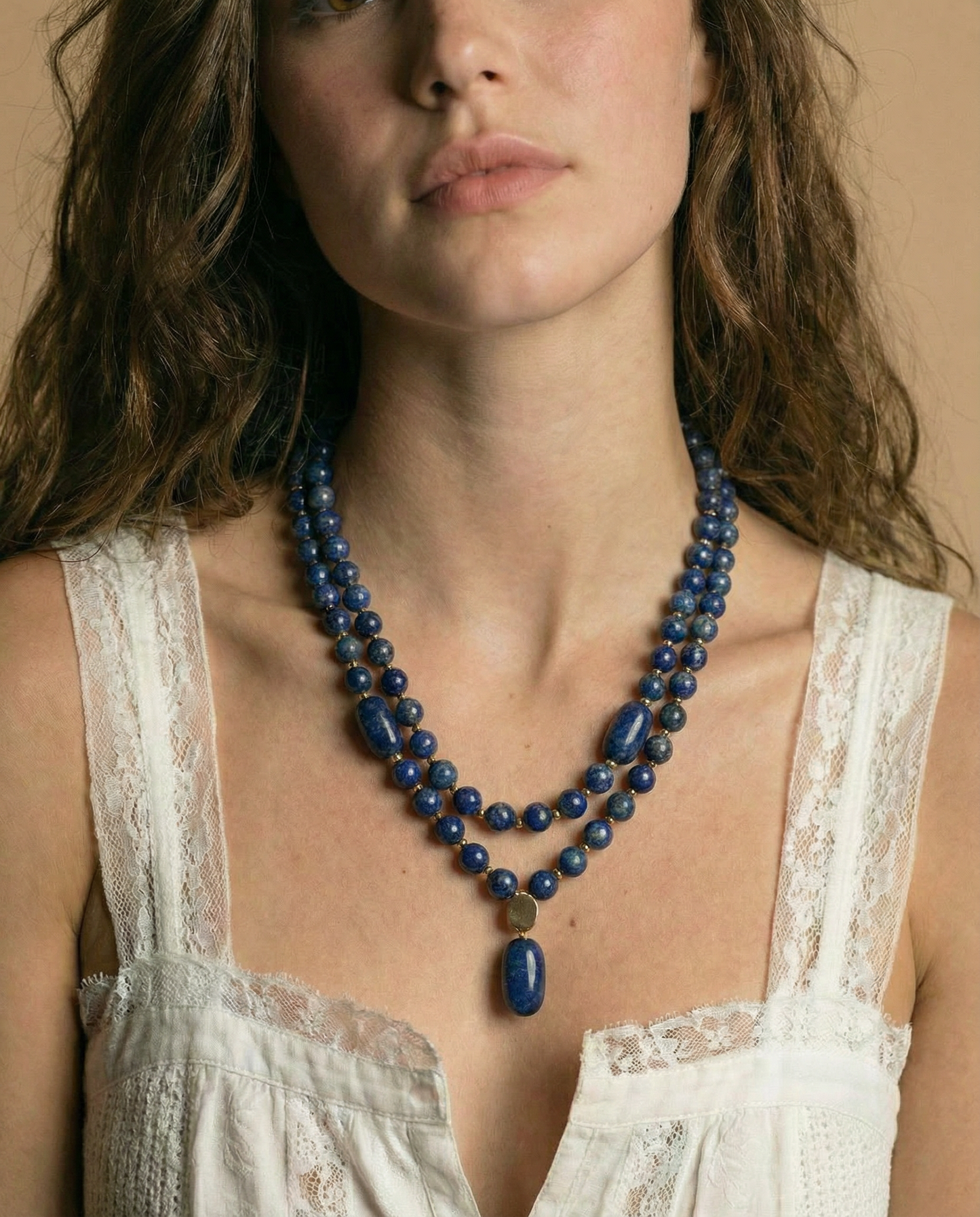 Deep Blue Lapis Lazuli Necklace