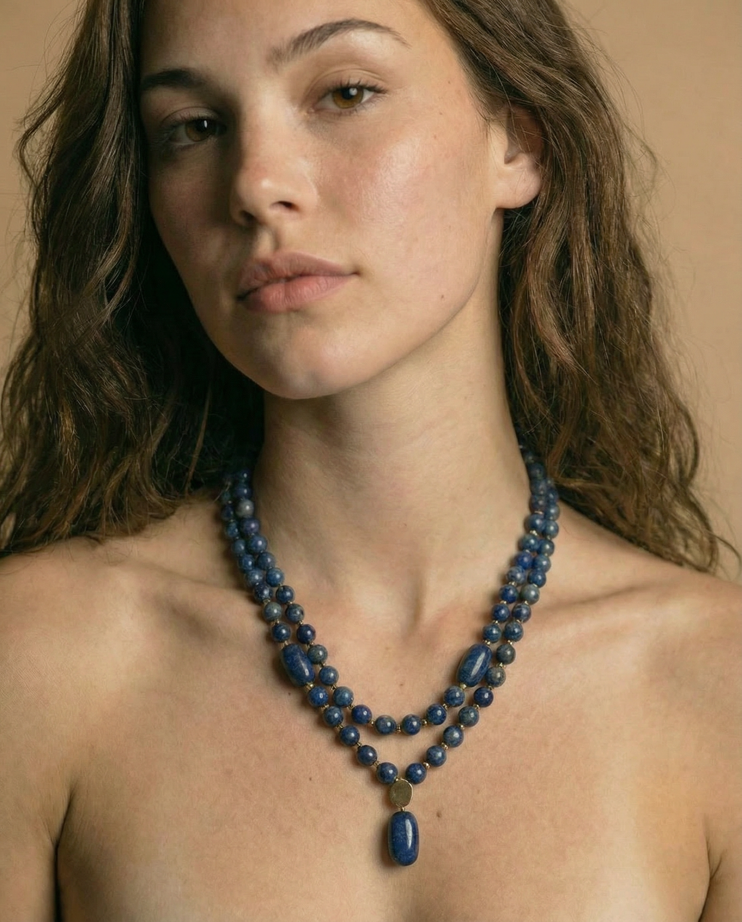 Deep Blue Lapis Lazuli Necklace