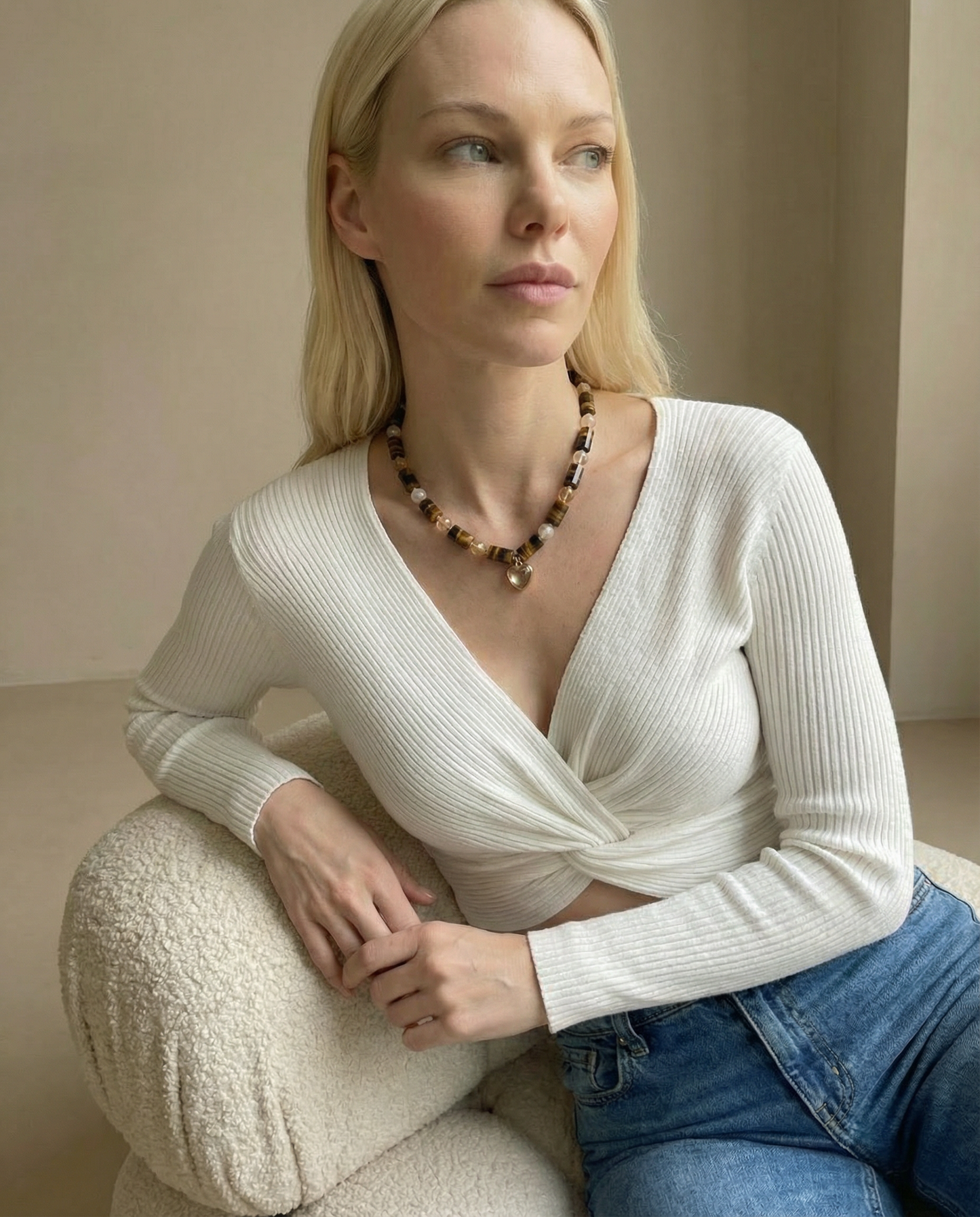 Golden Core Tiger's Eye Necklace