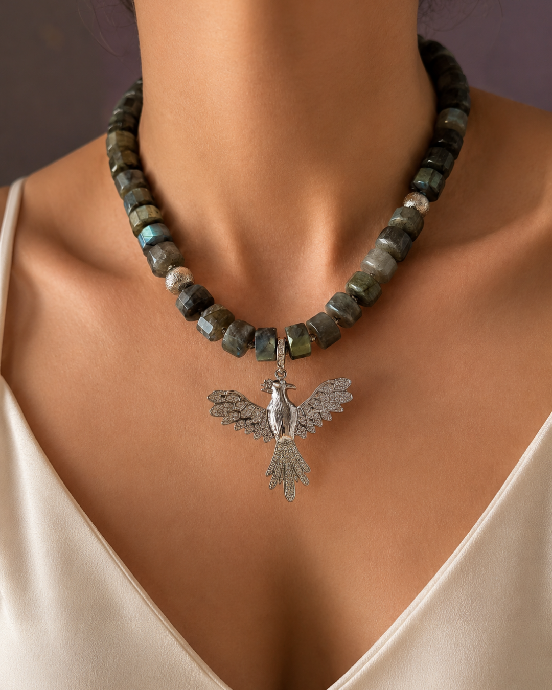 Phoenix Labradorite Necklace